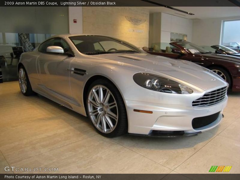 Lightning Silver / Obsidian Black 2009 Aston Martin DBS Coupe