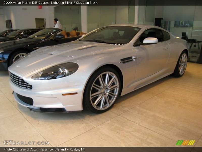 Lightning Silver / Obsidian Black 2009 Aston Martin DBS Coupe