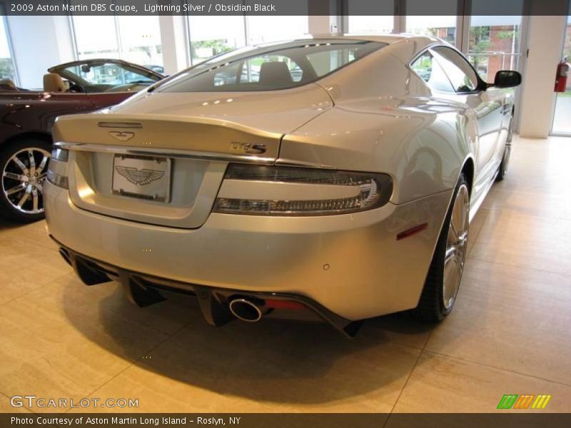 Lightning Silver / Obsidian Black 2009 Aston Martin DBS Coupe