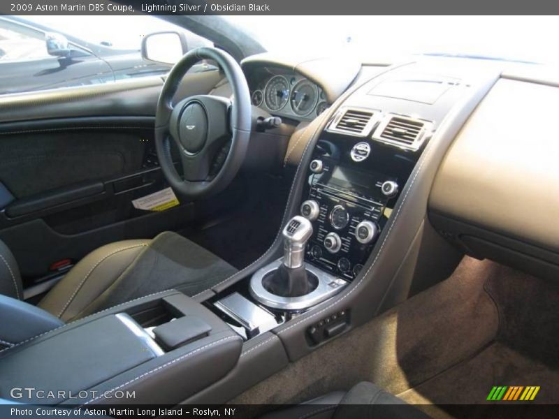 Lightning Silver / Obsidian Black 2009 Aston Martin DBS Coupe