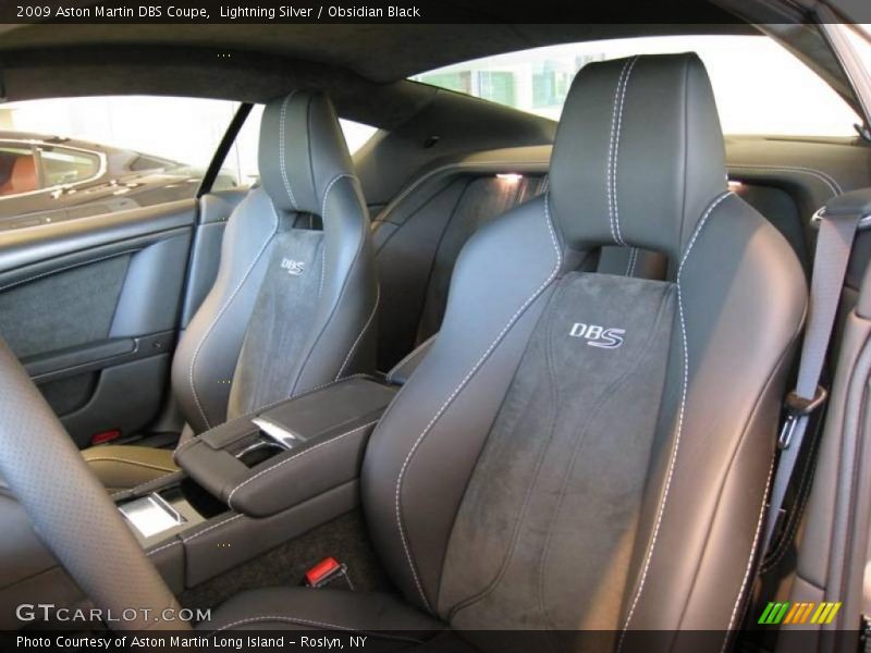 Lightning Silver / Obsidian Black 2009 Aston Martin DBS Coupe