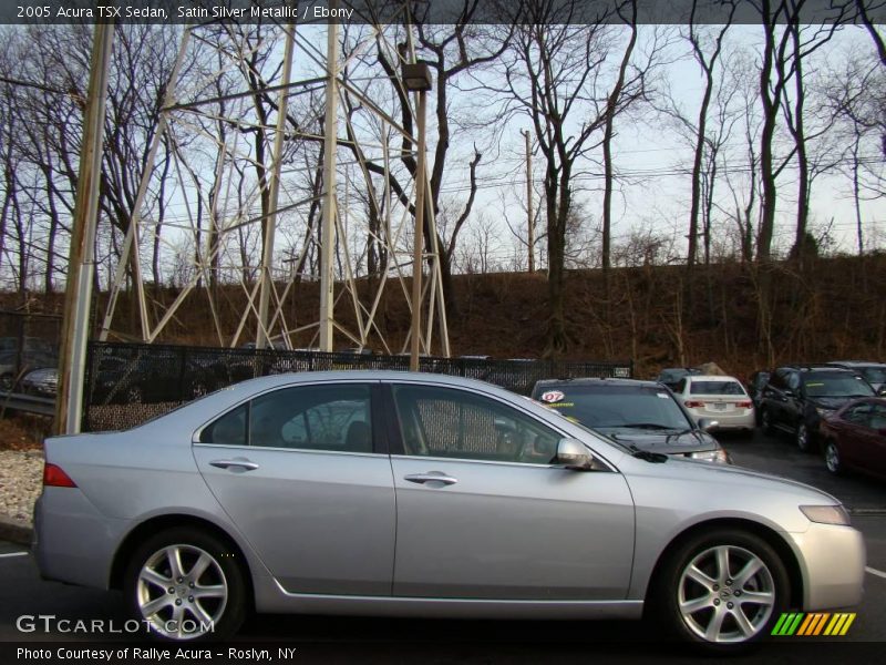 Satin Silver Metallic / Ebony 2005 Acura TSX Sedan