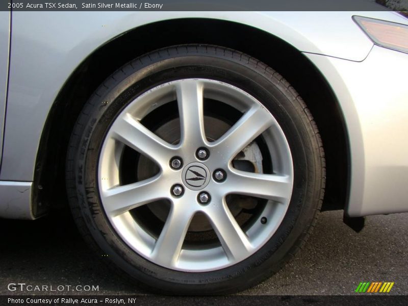 Satin Silver Metallic / Ebony 2005 Acura TSX Sedan