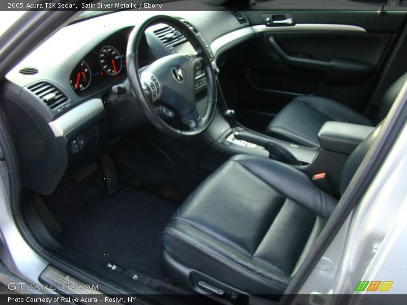 Satin Silver Metallic / Ebony 2005 Acura TSX Sedan