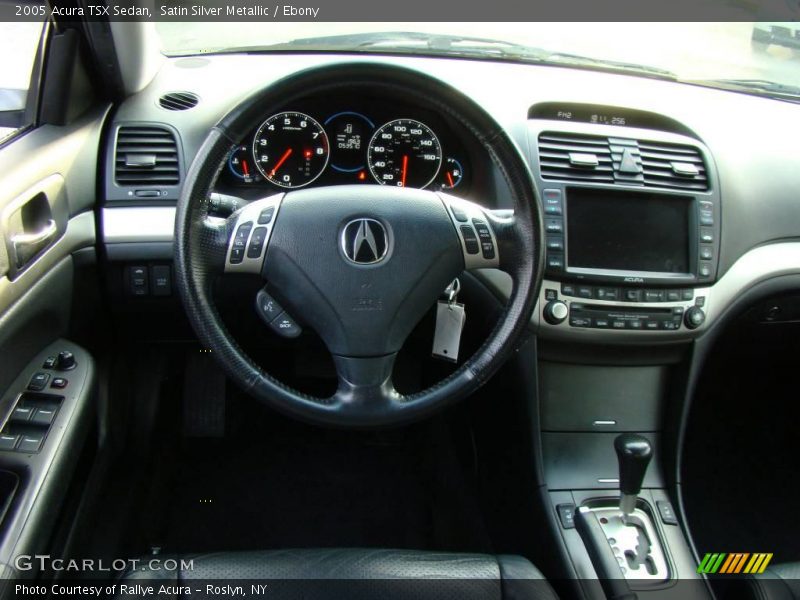 Satin Silver Metallic / Ebony 2005 Acura TSX Sedan