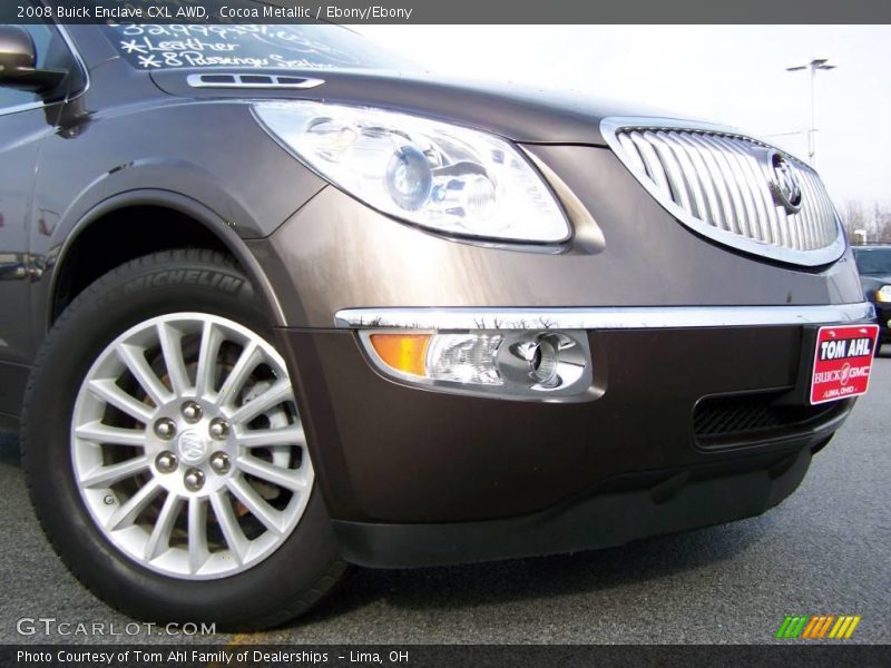 Cocoa Metallic / Ebony/Ebony 2008 Buick Enclave CXL AWD