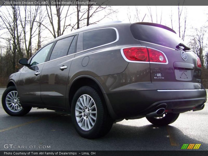 Cocoa Metallic / Ebony/Ebony 2008 Buick Enclave CXL AWD