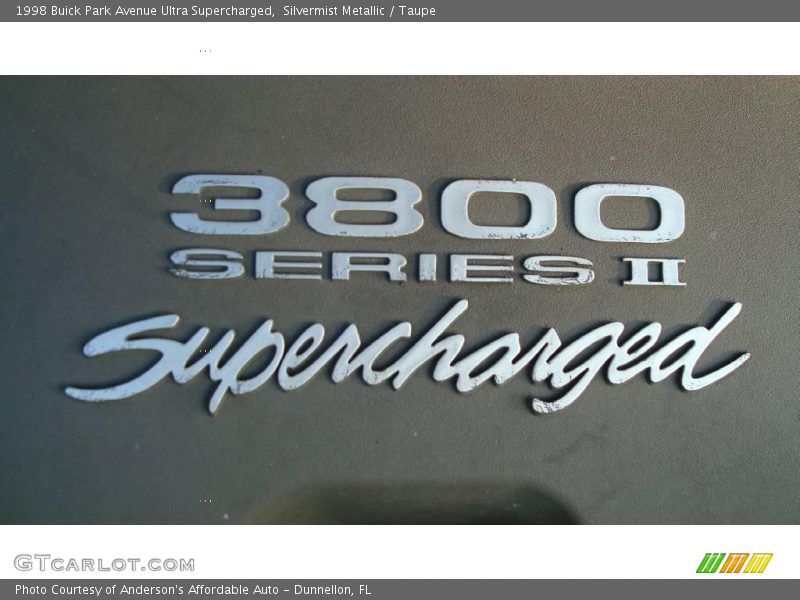 Silvermist Metallic / Taupe 1998 Buick Park Avenue Ultra Supercharged