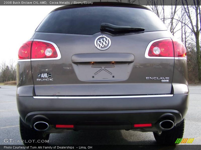 Cocoa Metallic / Ebony/Ebony 2008 Buick Enclave CXL AWD