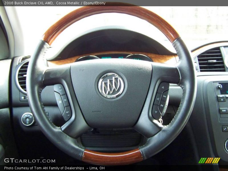 Cocoa Metallic / Ebony/Ebony 2008 Buick Enclave CXL AWD