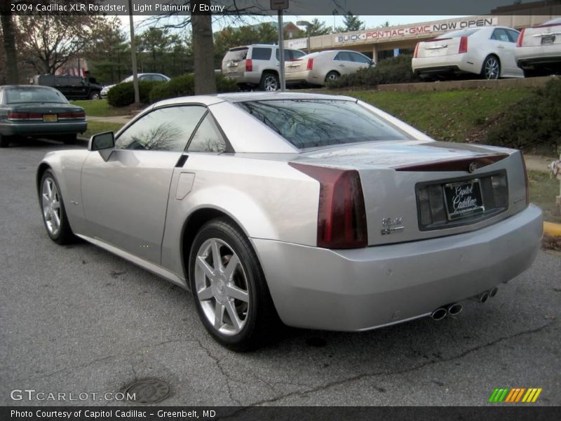 Light Platinum / Ebony 2004 Cadillac XLR Roadster