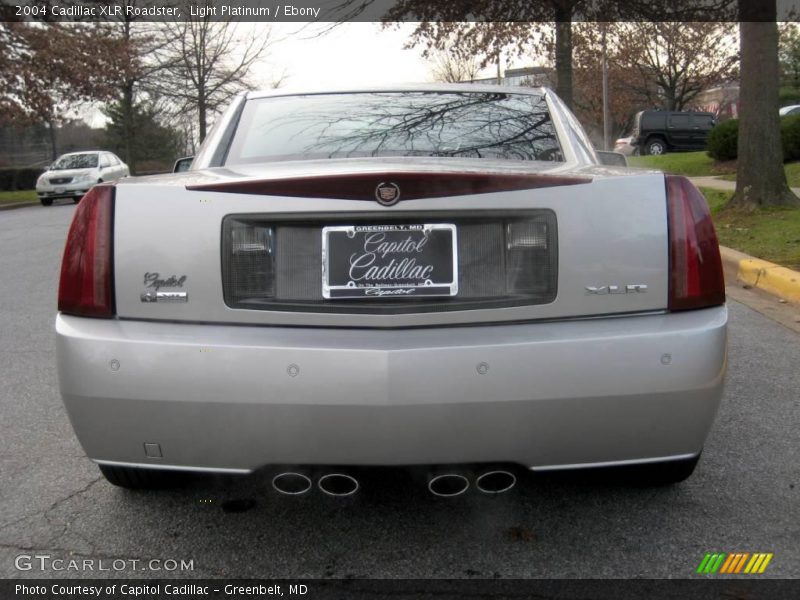 Light Platinum / Ebony 2004 Cadillac XLR Roadster