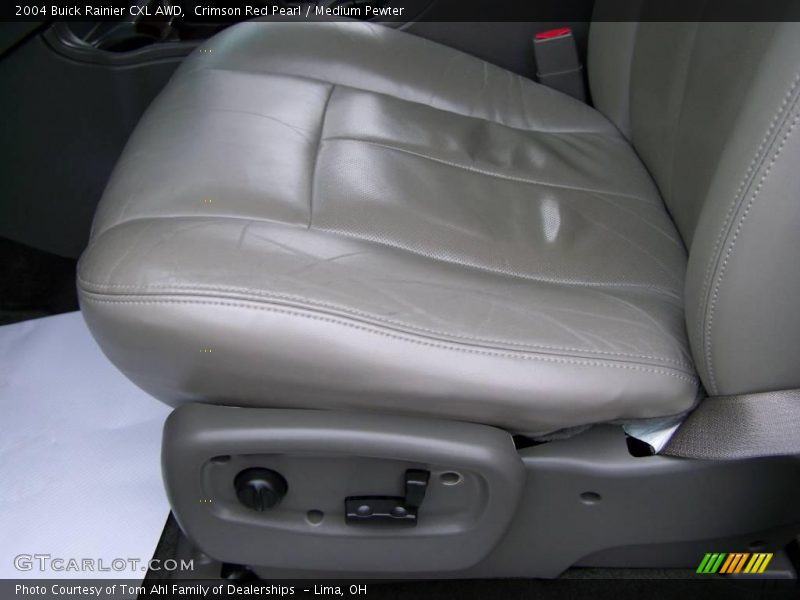Crimson Red Pearl / Medium Pewter 2004 Buick Rainier CXL AWD