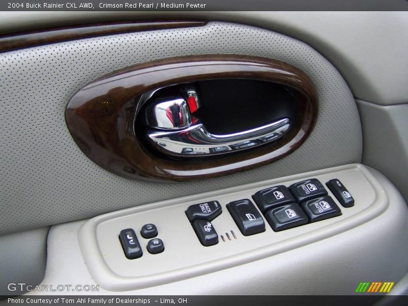 Crimson Red Pearl / Medium Pewter 2004 Buick Rainier CXL AWD