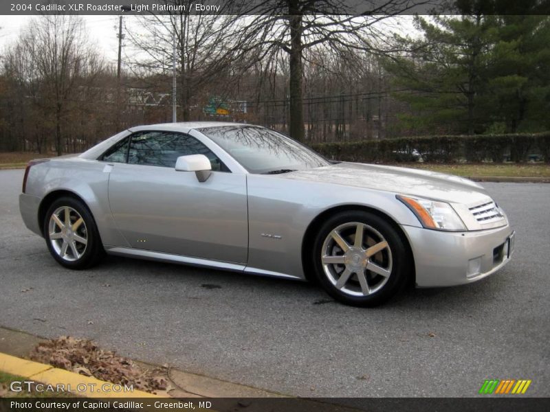 Light Platinum / Ebony 2004 Cadillac XLR Roadster