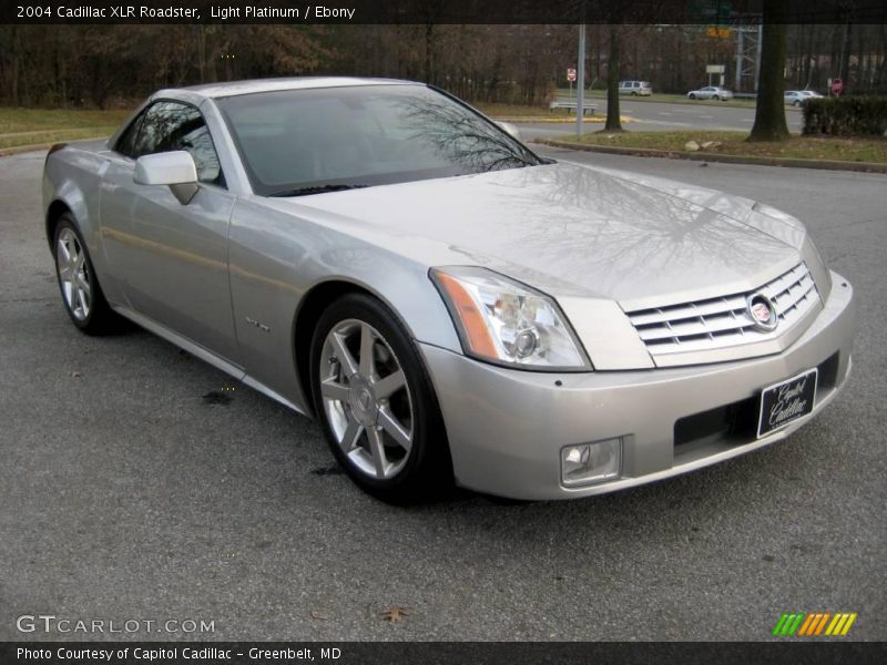 Light Platinum / Ebony 2004 Cadillac XLR Roadster