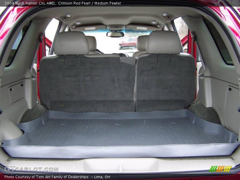 Crimson Red Pearl / Medium Pewter 2004 Buick Rainier CXL AWD