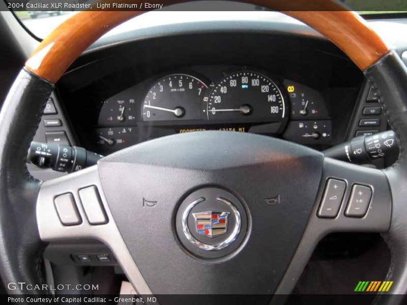 Light Platinum / Ebony 2004 Cadillac XLR Roadster