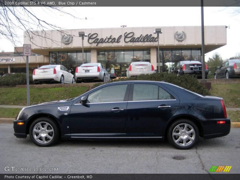 Blue Chip / Cashmere 2008 Cadillac STS 4 V6 AWD
