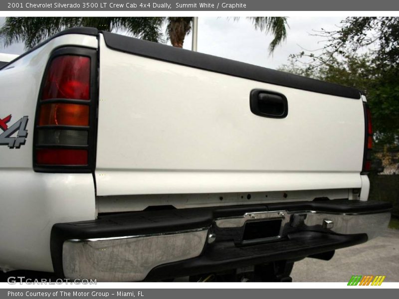 Summit White / Graphite 2001 Chevrolet Silverado 3500 LT Crew Cab 4x4 Dually