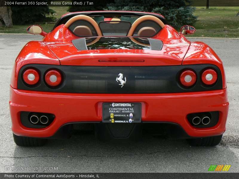 Rosso Corsa (Red) / Tan 2004 Ferrari 360 Spider