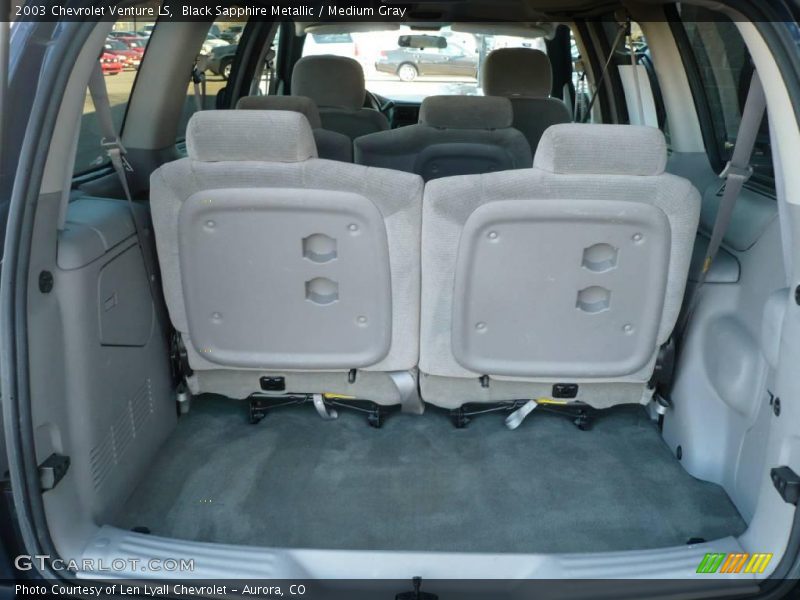Black Sapphire Metallic / Medium Gray 2003 Chevrolet Venture LS