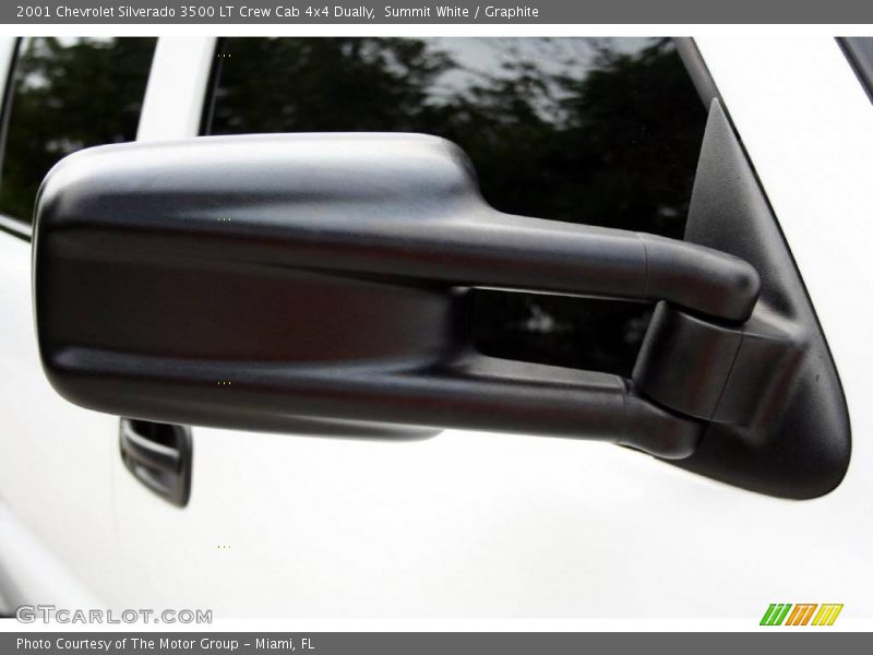 Summit White / Graphite 2001 Chevrolet Silverado 3500 LT Crew Cab 4x4 Dually