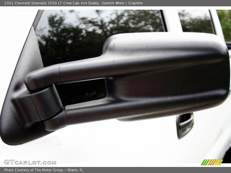 Summit White / Graphite 2001 Chevrolet Silverado 3500 LT Crew Cab 4x4 Dually
