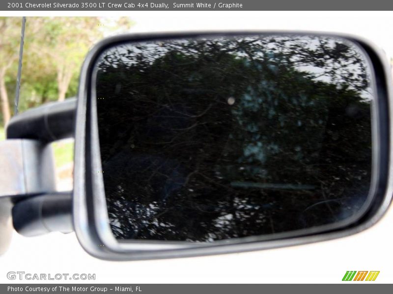 Summit White / Graphite 2001 Chevrolet Silverado 3500 LT Crew Cab 4x4 Dually