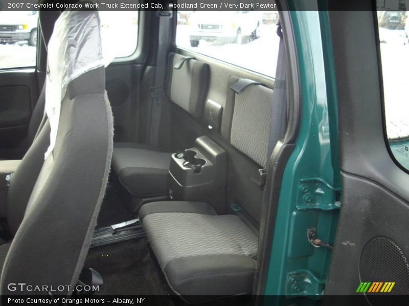 Woodland Green / Very Dark Pewter 2007 Chevrolet Colorado Work Truck Extended Cab