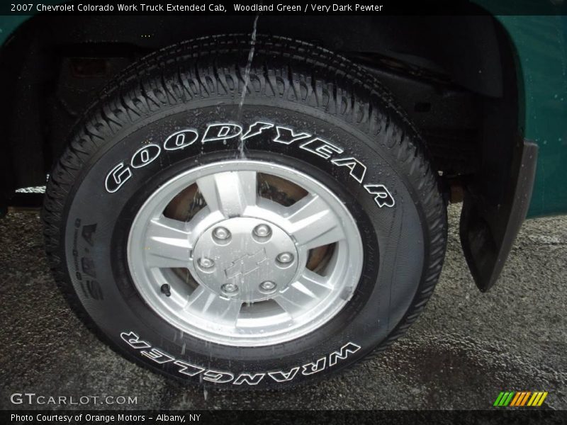 Woodland Green / Very Dark Pewter 2007 Chevrolet Colorado Work Truck Extended Cab