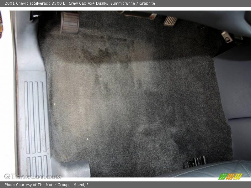 Summit White / Graphite 2001 Chevrolet Silverado 3500 LT Crew Cab 4x4 Dually