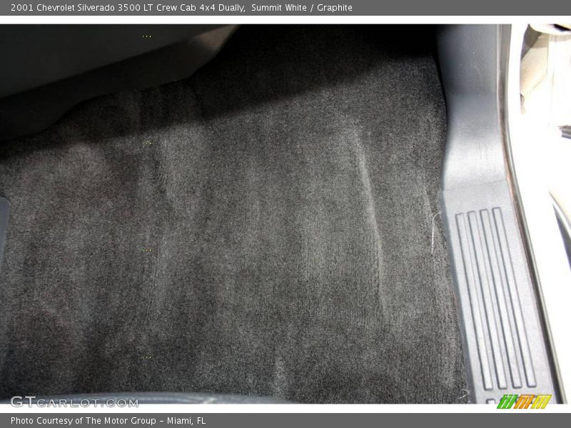 Summit White / Graphite 2001 Chevrolet Silverado 3500 LT Crew Cab 4x4 Dually