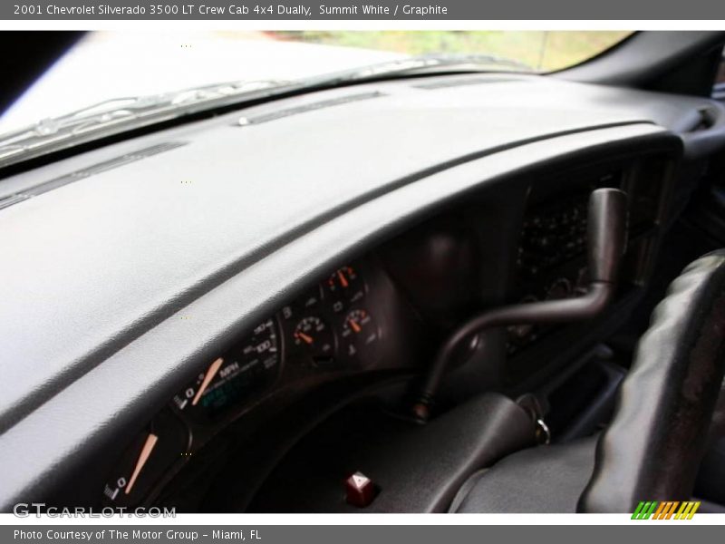 Summit White / Graphite 2001 Chevrolet Silverado 3500 LT Crew Cab 4x4 Dually