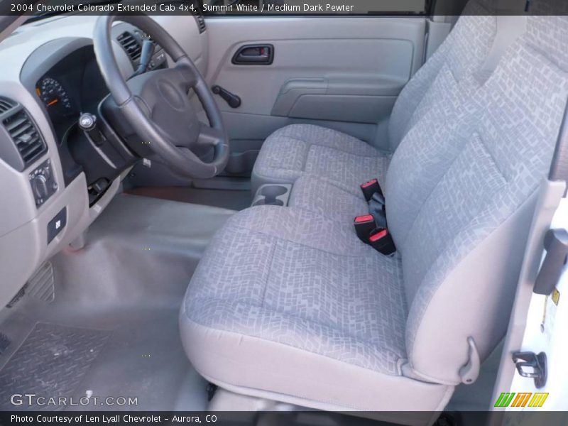 Summit White / Medium Dark Pewter 2004 Chevrolet Colorado Extended Cab 4x4