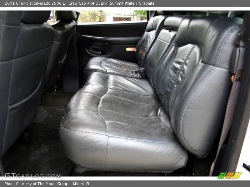 Summit White / Graphite 2001 Chevrolet Silverado 3500 LT Crew Cab 4x4 Dually