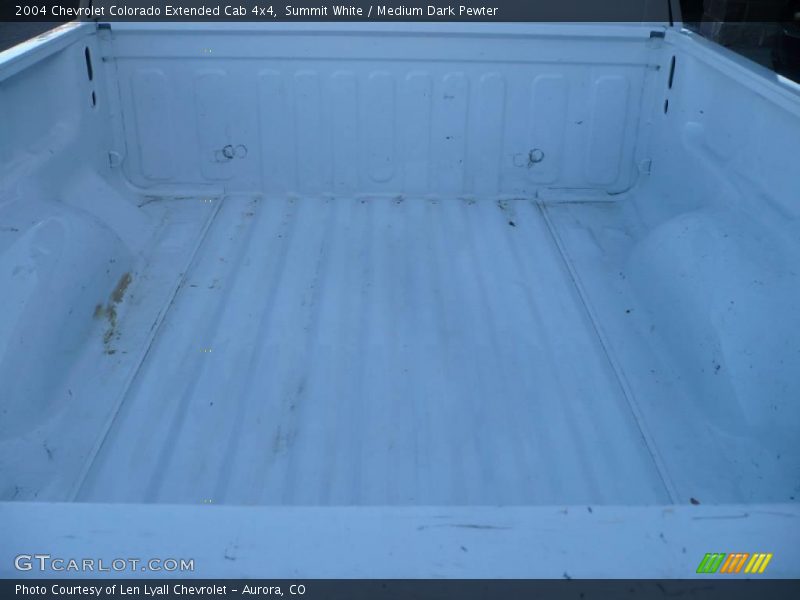 Summit White / Medium Dark Pewter 2004 Chevrolet Colorado Extended Cab 4x4
