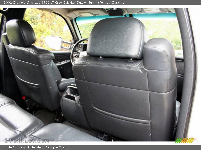 Summit White / Graphite 2001 Chevrolet Silverado 3500 LT Crew Cab 4x4 Dually