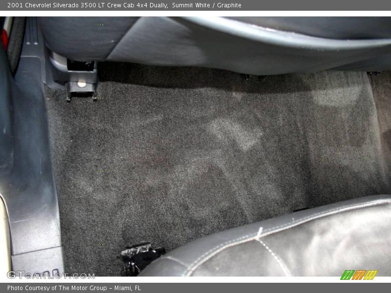 Summit White / Graphite 2001 Chevrolet Silverado 3500 LT Crew Cab 4x4 Dually