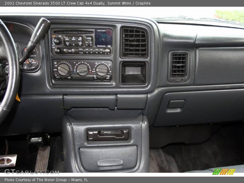 Summit White / Graphite 2001 Chevrolet Silverado 3500 LT Crew Cab 4x4 Dually