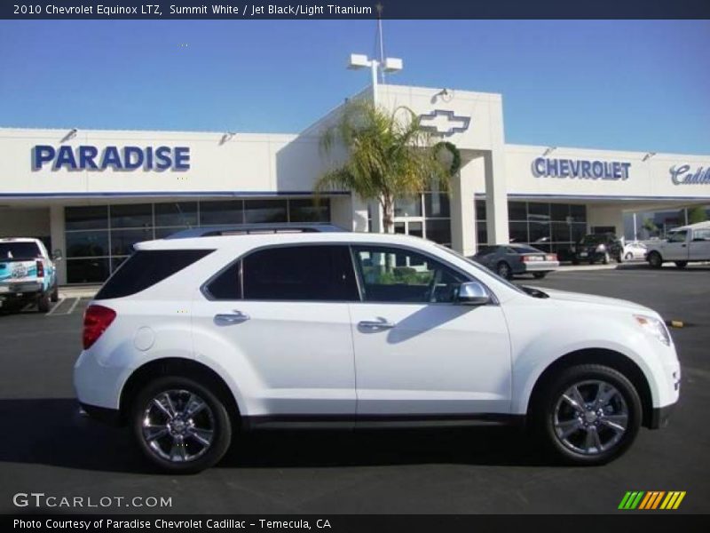 Summit White / Jet Black/Light Titanium 2010 Chevrolet Equinox LTZ