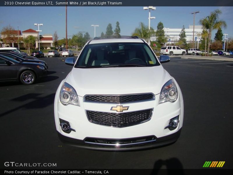 Summit White / Jet Black/Light Titanium 2010 Chevrolet Equinox LTZ