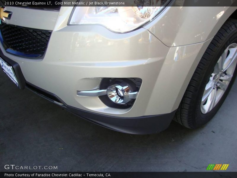 Gold Mist Metallic / Jet Black/Brownstone 2010 Chevrolet Equinox LT