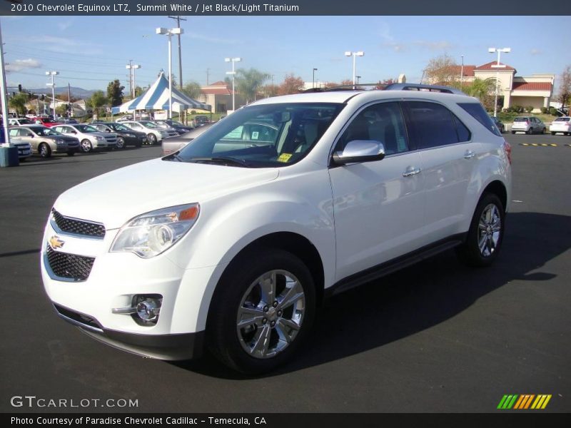 Summit White / Jet Black/Light Titanium 2010 Chevrolet Equinox LTZ