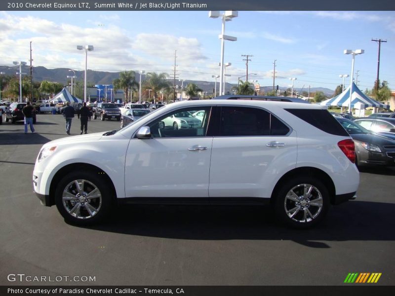 Summit White / Jet Black/Light Titanium 2010 Chevrolet Equinox LTZ