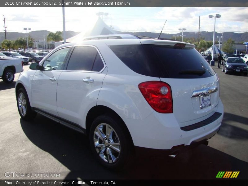 Summit White / Jet Black/Light Titanium 2010 Chevrolet Equinox LTZ