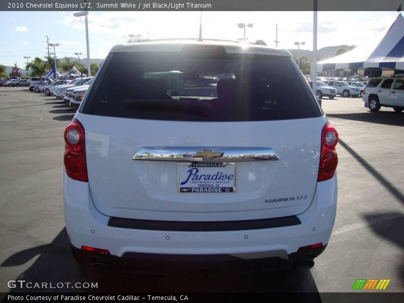 Summit White / Jet Black/Light Titanium 2010 Chevrolet Equinox LTZ