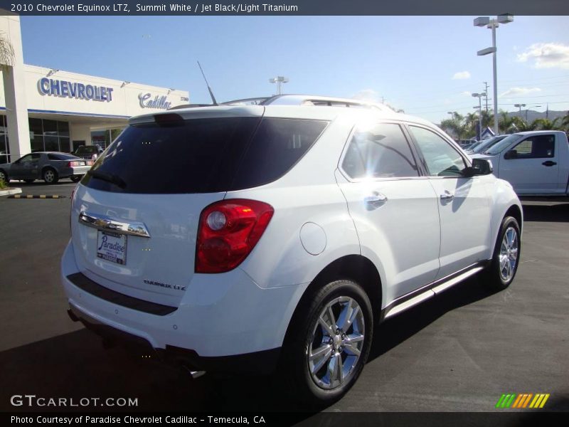 Summit White / Jet Black/Light Titanium 2010 Chevrolet Equinox LTZ