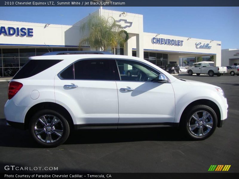 Summit White / Jet Black/Light Titanium 2010 Chevrolet Equinox LTZ