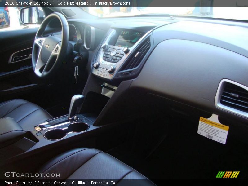 Gold Mist Metallic / Jet Black/Brownstone 2010 Chevrolet Equinox LT